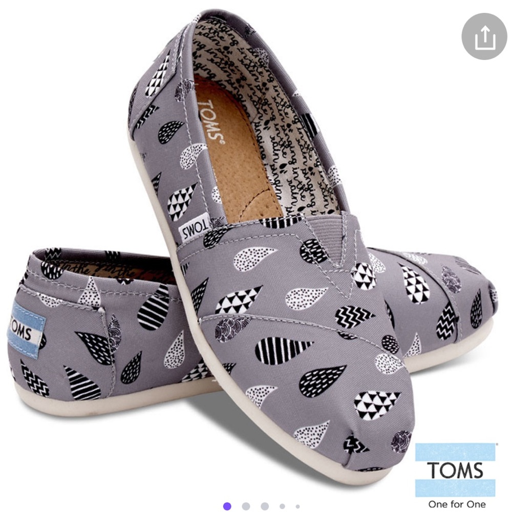 TOMS Raindrop Canvas Slip-ons